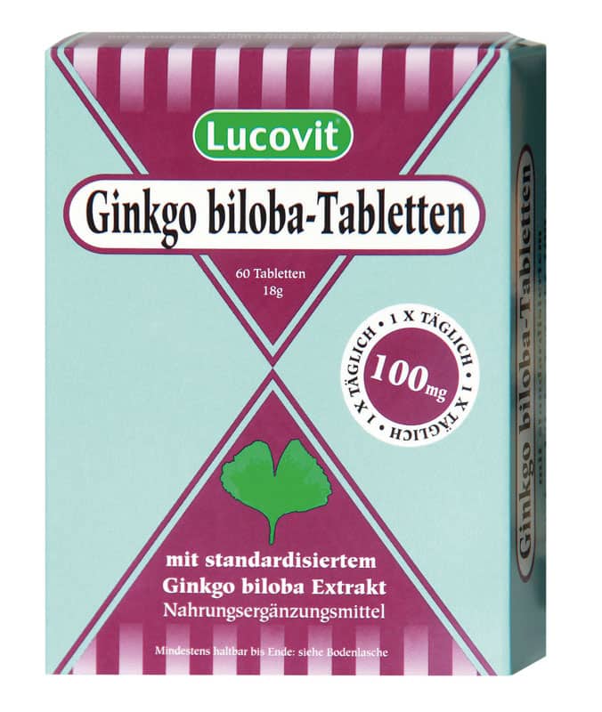 Lucovit Gingko biloba 100 mg Tabletten