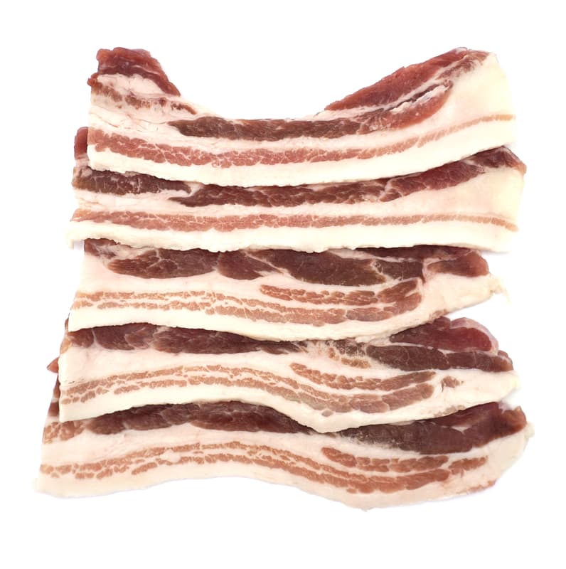 Britwurst Unsmoked Breakfast Streaky Bacon roh geschnitten (tiefgekühlt)