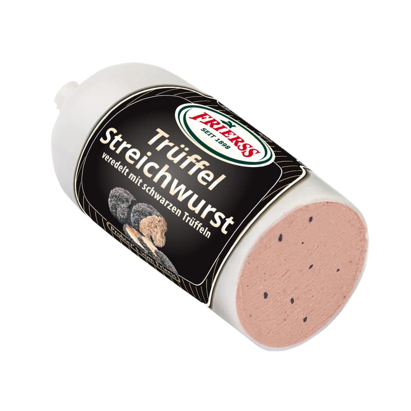 Veal liver sausage spread with truffles