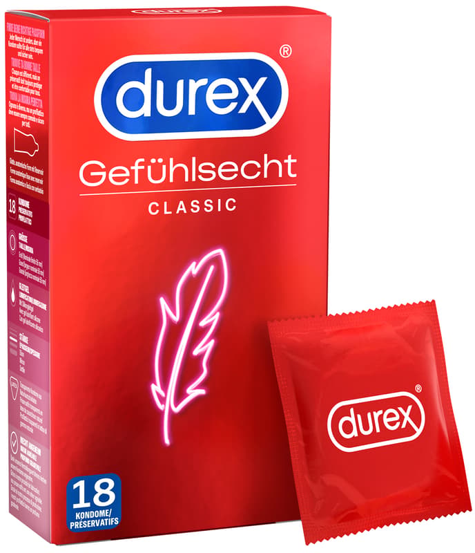 Durex Gefühlsecht Classic Kondome (18er)