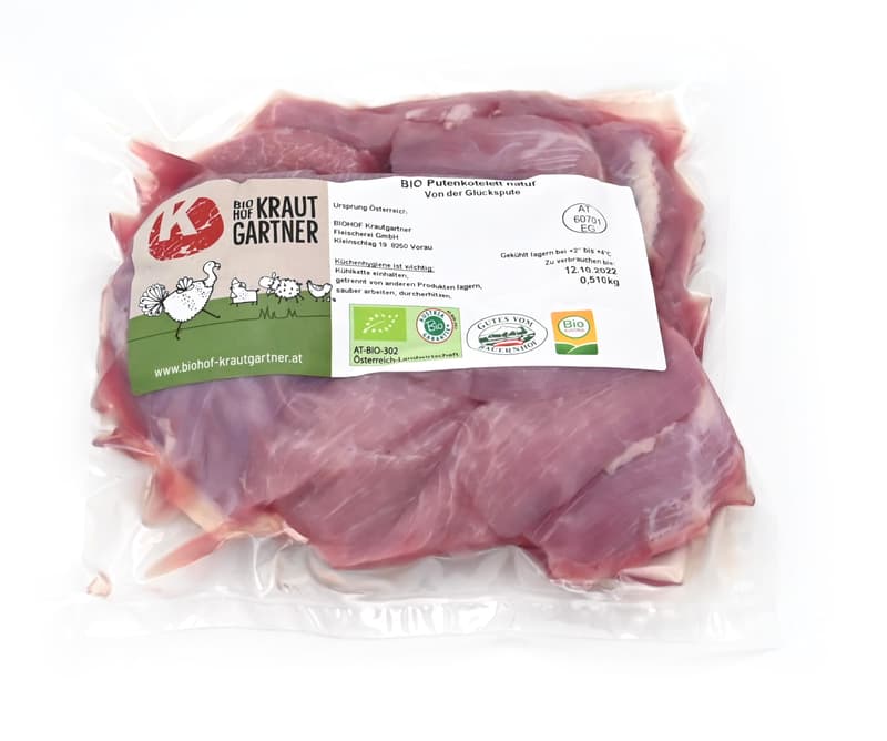 Krautgartner BIO Cutlet of Lucky Turkey