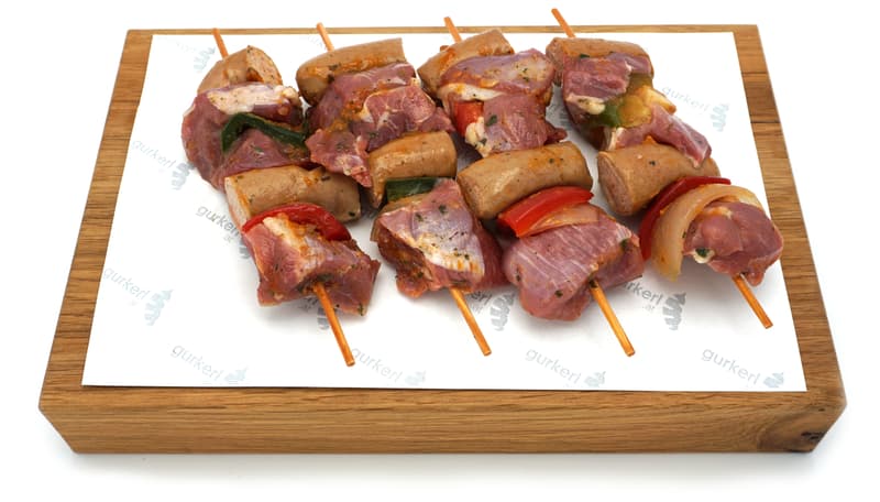 Krautgartner BIO Putenspieße mariniert von der Glückspute