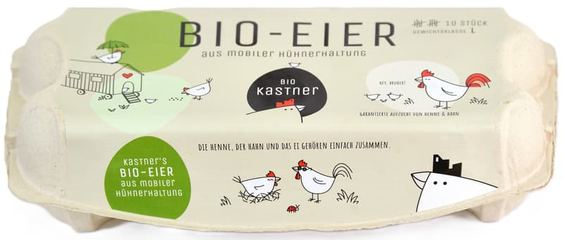 Kastner BIO Eier aus mobiler Hühnerhaltung L 10er