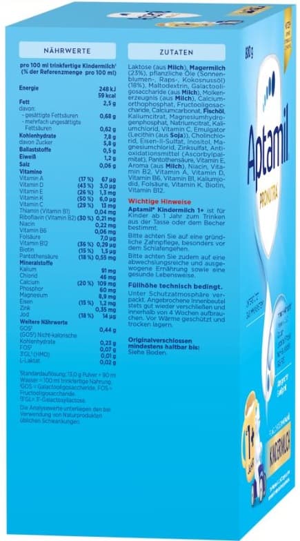 Aptamil infant milk 1+
