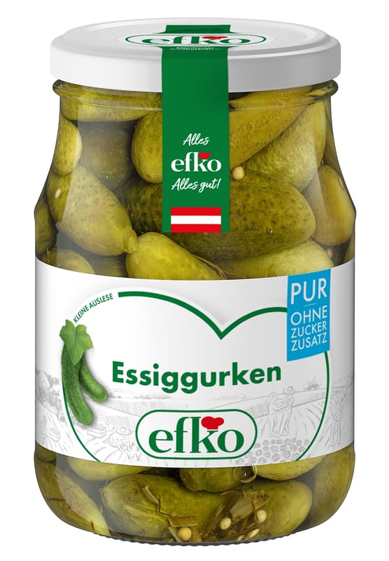 Efko Essiggurken pur