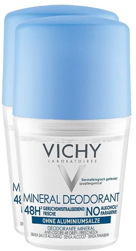 Vichy Deo Mineral Roll On 48H Doppelpackung 100 ML