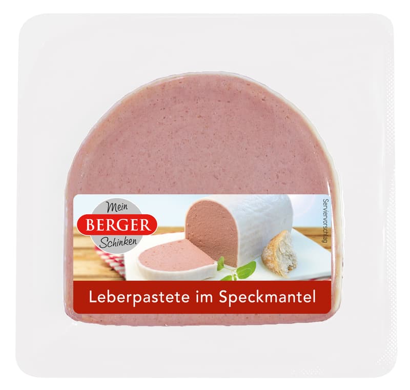 Berger Leberpastete im Speckmantel