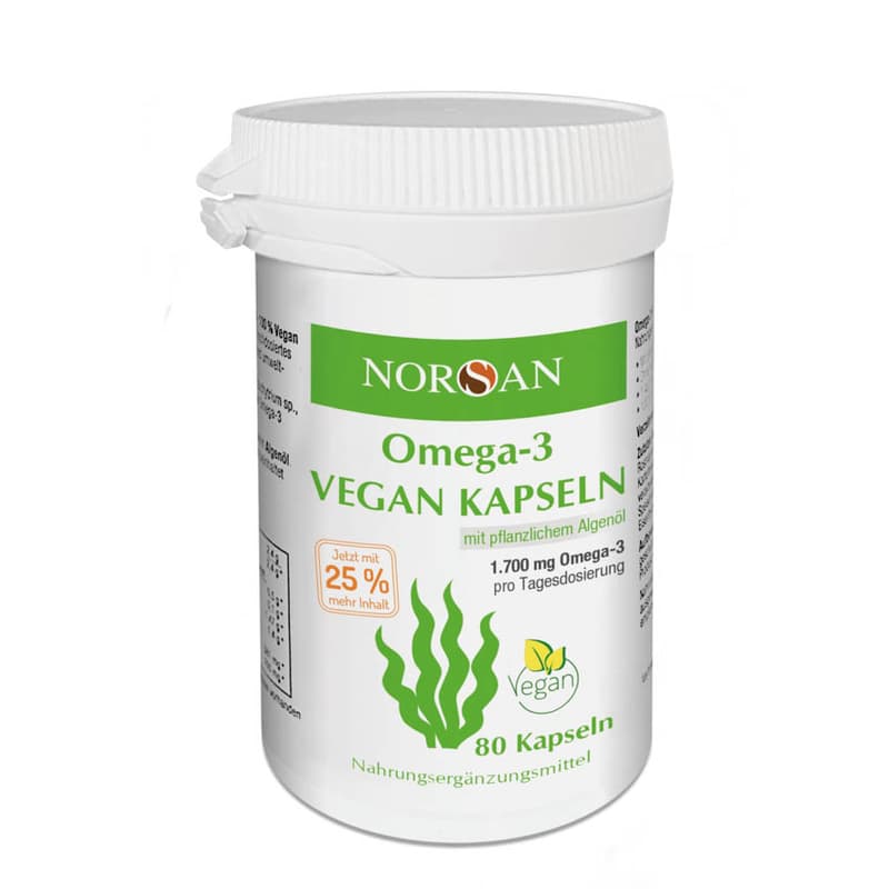 Norsan Omega 3 Vegan Kapseln 80 St