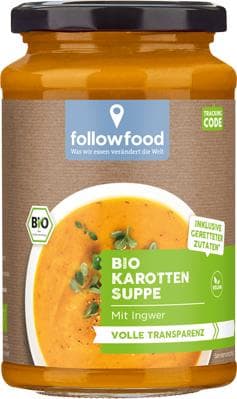 Followfood BIO Suppe Karotte & Ingwer