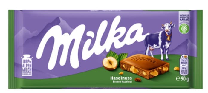 Milka Haselnuss