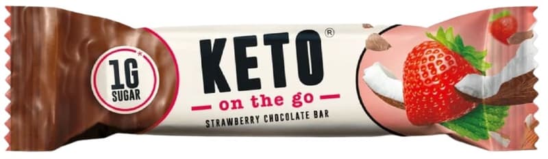 KETO On The Go Strawberry Chocolate Bar