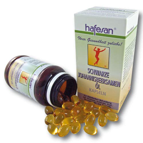 Hafesan Blackcurrant Seed Oil 500 mg Capsules