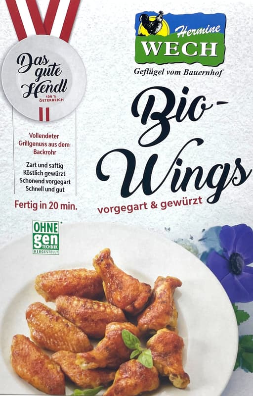 BIO Chicken Wings sous vide