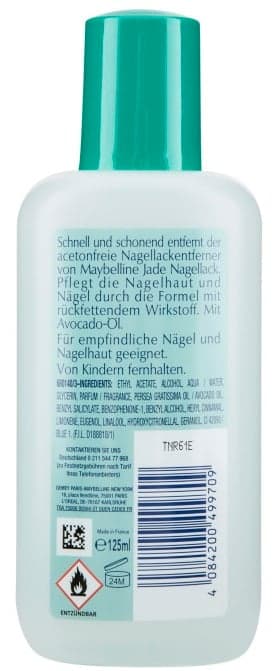 Maybelline New York Express Nails Nagellackentferner Acetonfrei
