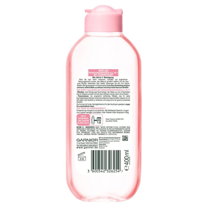 Garnier SkinActive Mizellen Reinigungswasser Rosenwasser