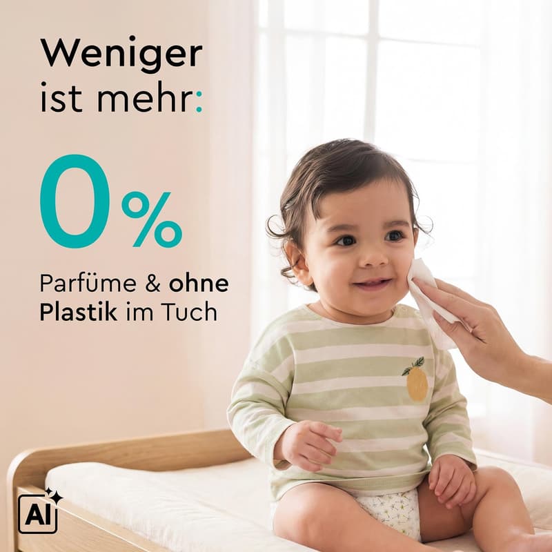 LILLYDOO wet wipes with 99% water