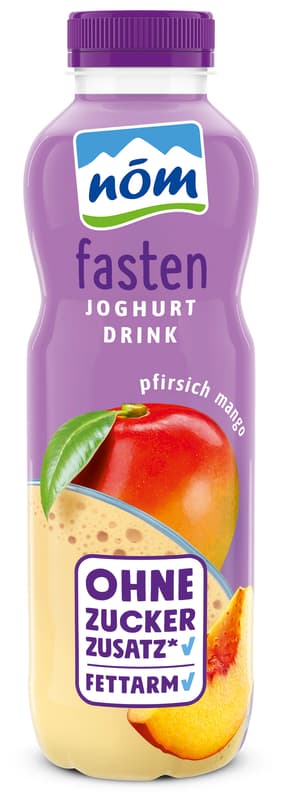 nöm fasting yoghurt drink peach/mango 0,1%