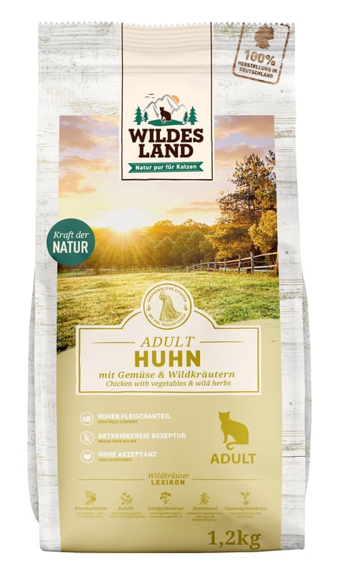 Wildes Land Huhn mit Gartengemüse ADULT