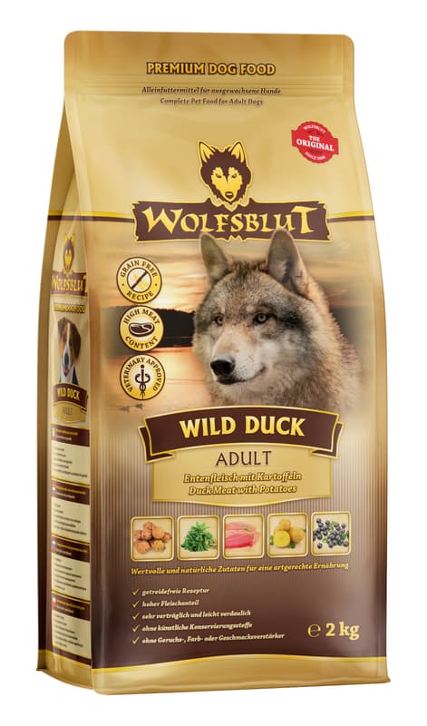 Wolfsblut Wild Duck ADULT - Ente mit Kartoffel