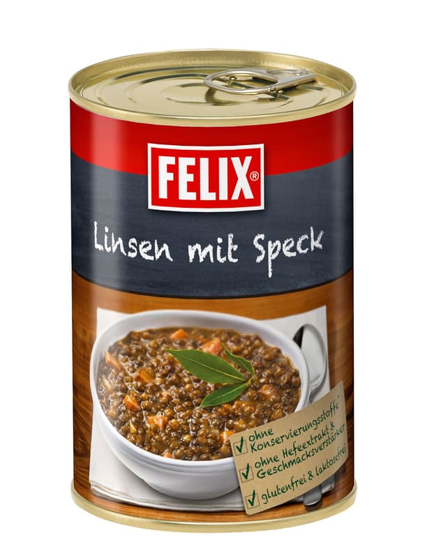 Felix Lentils with Bacon