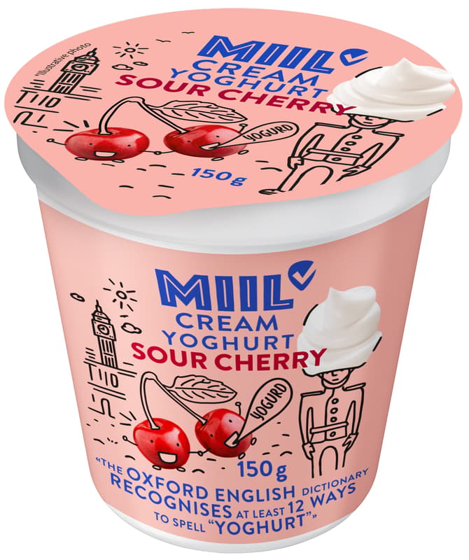 Miil yoghurt sour cherry 10%
