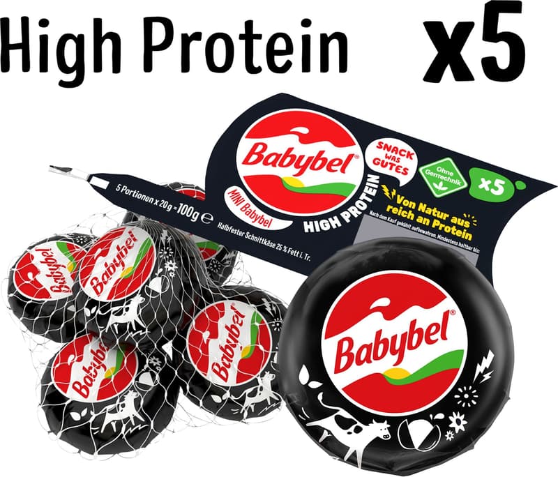 Mini Babybel "Protein" 5x20g