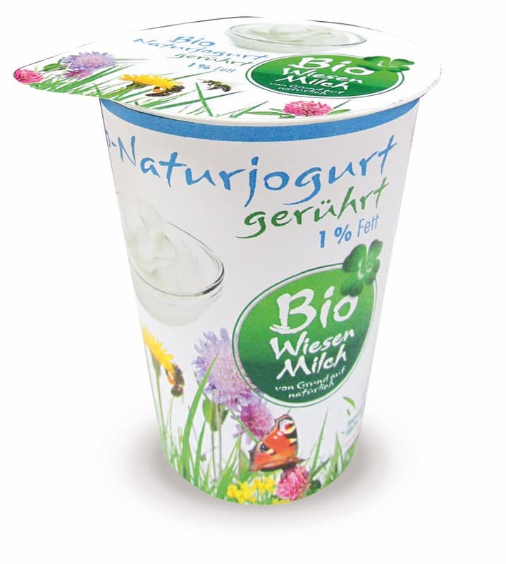Kärntnermilch BIO Wiesenmilch Naturjogurt 1%