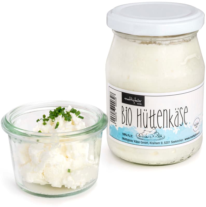 Mattigtaler BIO Hüttenkäse Mehrwegglas