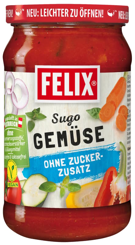 Felix Sugo vegetables without added sugar