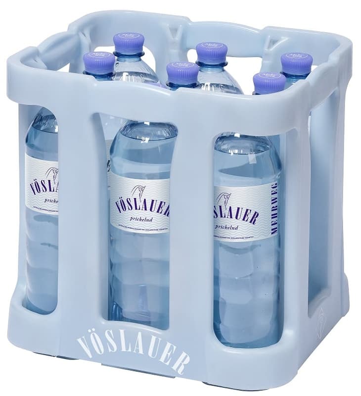 Vöslauer Prickelnd 9er box PET (1l reusable)