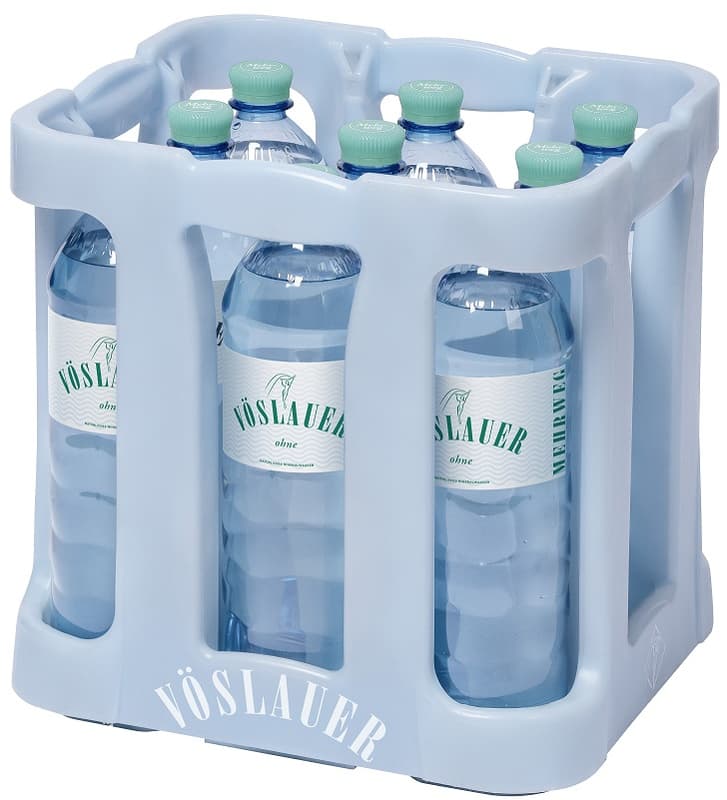 Vöslauer Without 9er crate PET (1l reusable)