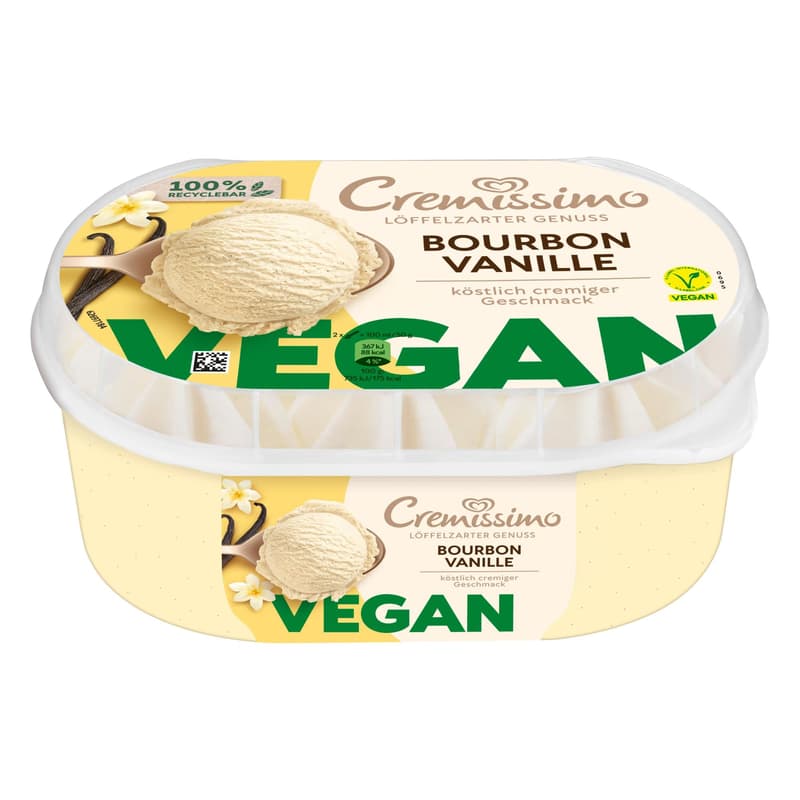 Cremissimo Ice Cream Bourbon Vanilla VEGAN
