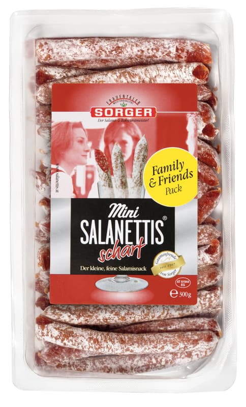 Sorger Mini Salanettis scharf "Family & Friends"
