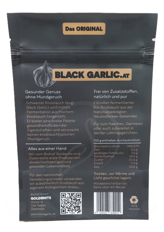 BIO Garlic black