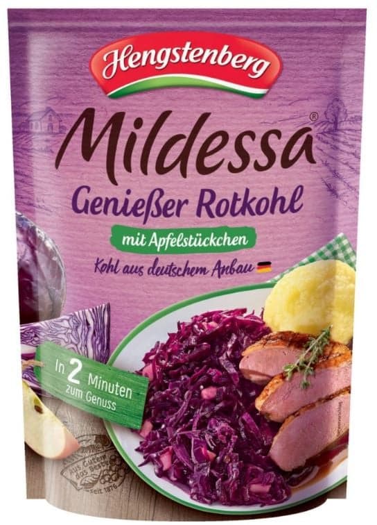 Hengstenberg Mildessa red cabbage with apple