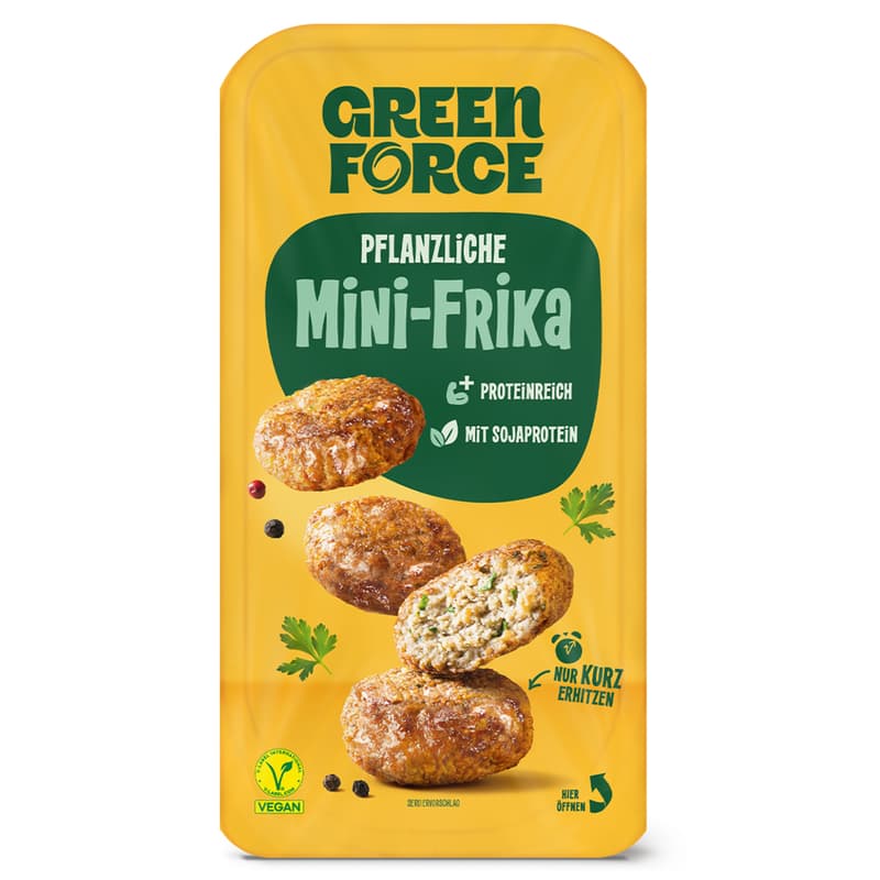 GREENFORCE Frische Mini-Frikadellen VEGAN