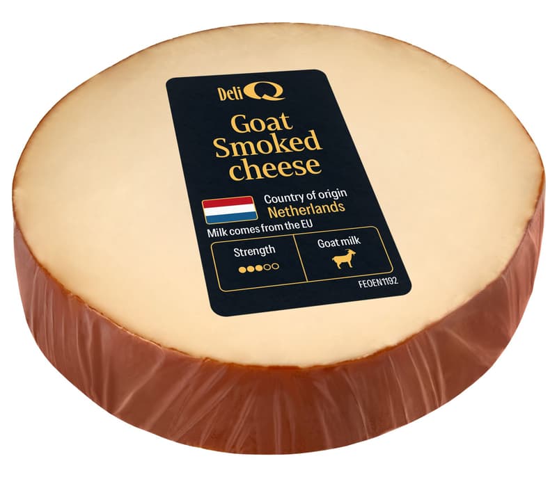 Smoked goat cheese