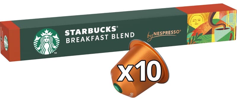 Starbucks Breakfast Blend for Nespresso coffee capsules