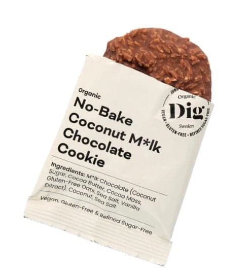 DIG BIO No-Bake Coconut M*lk Chocolate Cookie glutenfrei
