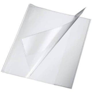 Heftschoner Quart PP 150µm glatt transparent