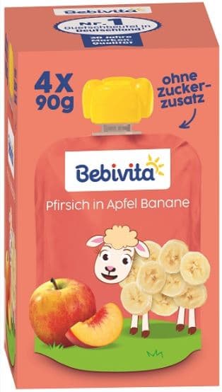 Bebivita Squeeze Bag Fruit Apple-Banana-Peach