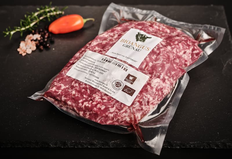 Grünauer BIO Angus Rinder Faschiertes (tiefgekühlt)