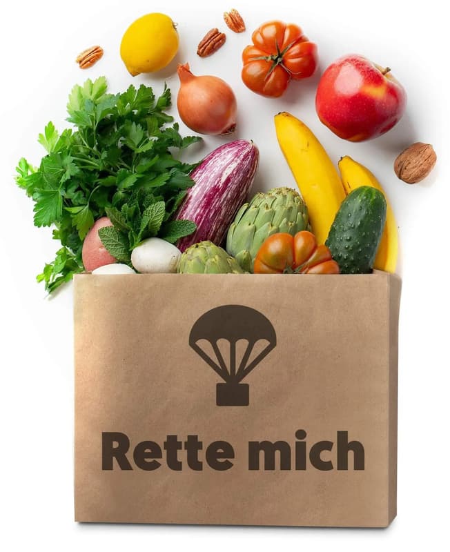"Rette mich" Obst und Gemüse Sackerl