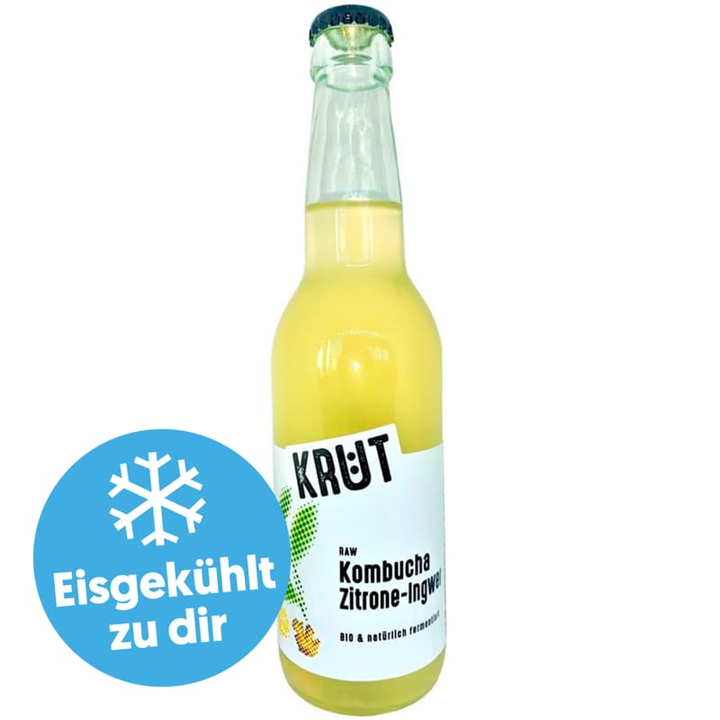 Krut BIO Raw Kombucha Zitrone-Ingwer