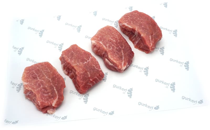 BIO Duroc Freilandschwein DRY AGED Minutensteak vom Schlögel