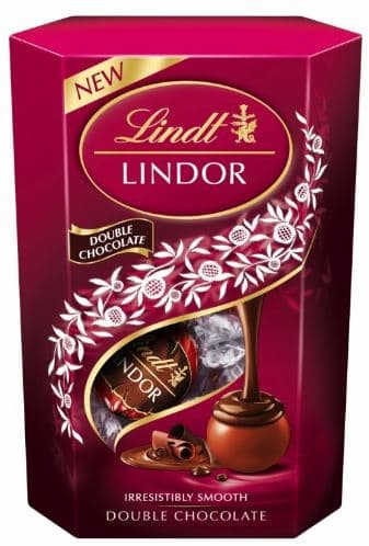 Lindt Lindor Kugeln Double Chocolate im kleinen Cornet