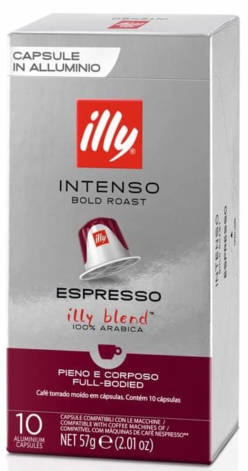 illy Intenso capsules Nespresso Original compatible