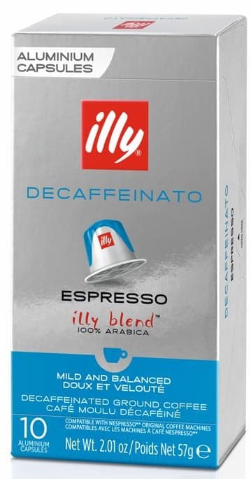 illy Classico Decaffeinato Capsules Nespresso Original compatible
