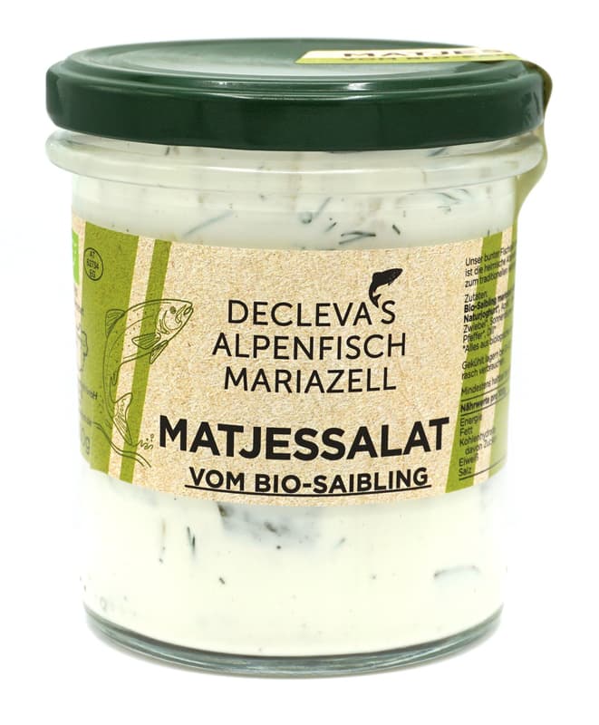 Mariazeller Alpenfisch BIO Matjessalat vom Saibling