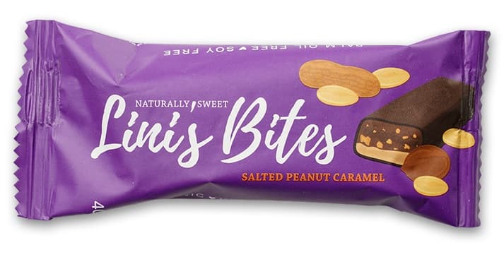 Lini’s Bites BIO Salted Peanut Caramel Riegel